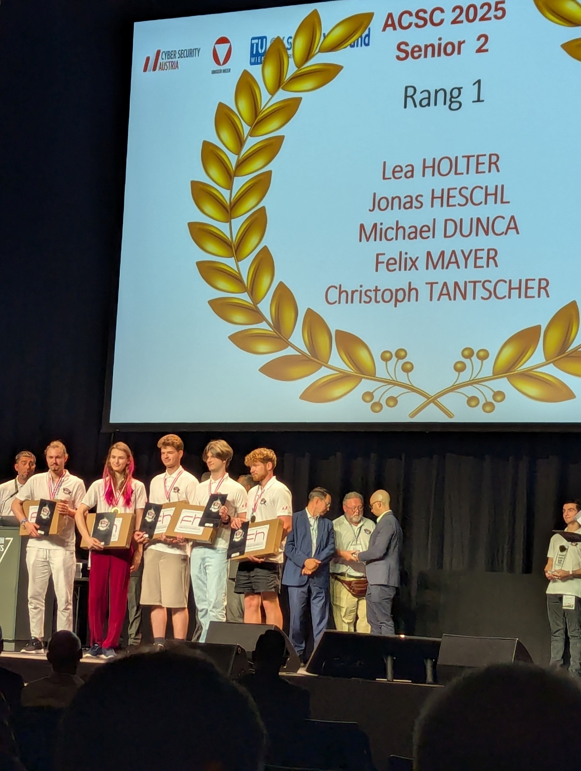 Group picture at the Austrian Cyber Security Challenge